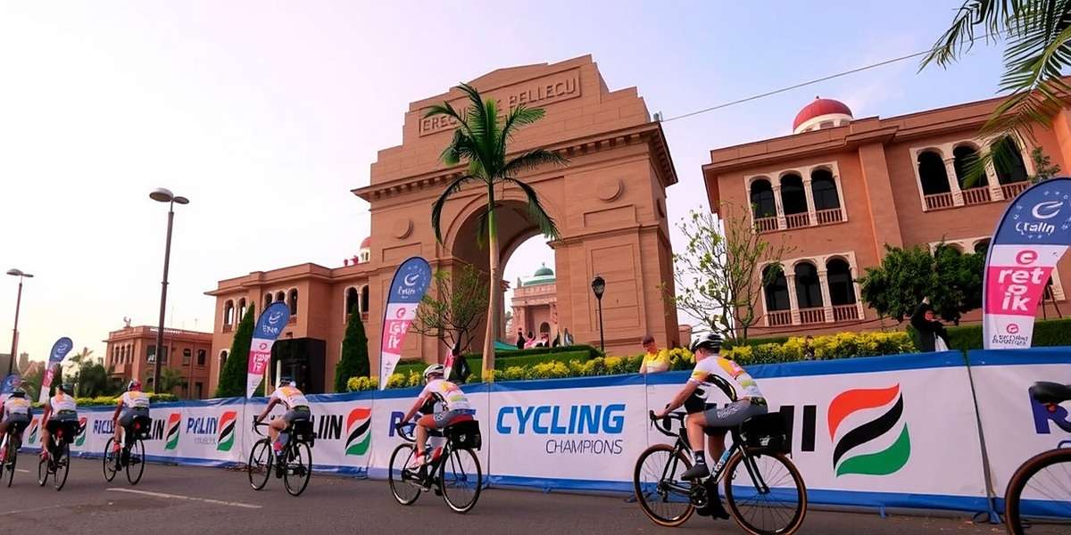 Cycling Champions - Real World Impact Cycling Champions players participating in a real-world cycling event organized by the game in Delhi